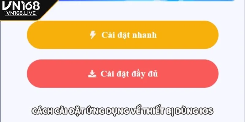 Cách cài đặt ứng dụng về thiết bị dùng iOS