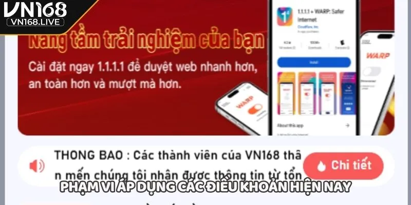 Phạm vi áp dụng các điều khoản hiện nay